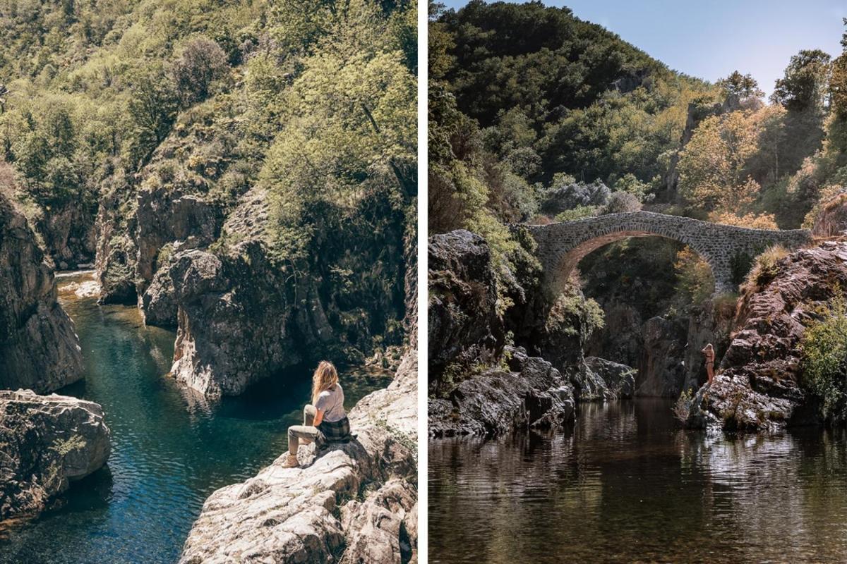 Roulottes Et Cabanes De Saint Cerice Vogue Exteriér fotografie
